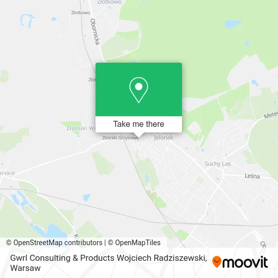 Карта Gwrl Consulting & Products Wojciech Radziszewski