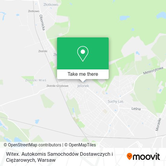 Witex. Autokomis Samochodów Dostawczych i Ciężarowych map