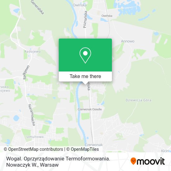 Wogal. Oprzyrządowanie Termoformowania. Nowaczyk W. map