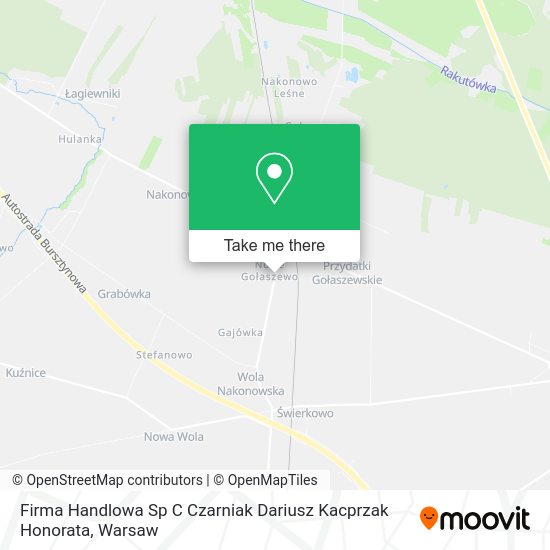 Firma Handlowa Sp C Czarniak Dariusz Kacprzak Honorata map