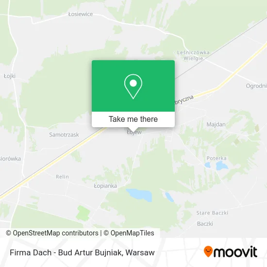 Firma Dach - Bud Artur Bujniak map