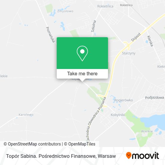 Topór Sabina. Pośrednictwo Finansowe map