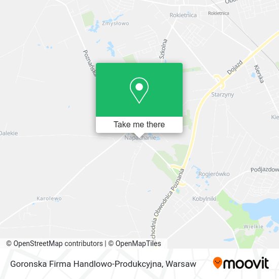 Goronska Firma Handlowo-Produkcyjna map