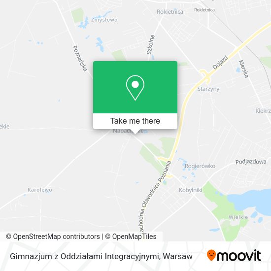 Gimnazjum z Oddziałami Integracyjnymi map