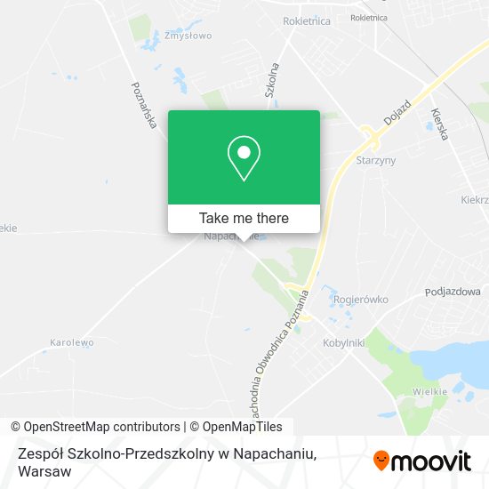 Zespół Szkolno-Przedszkolny w Napachaniu map