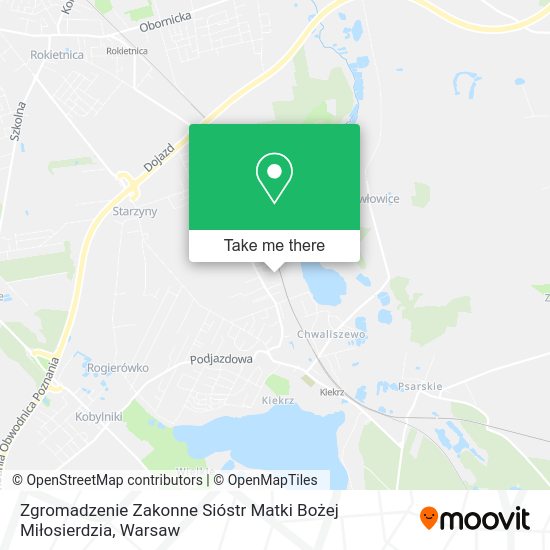 Zgromadzenie Zakonne Sióstr Matki Bożej Miłosierdzia map