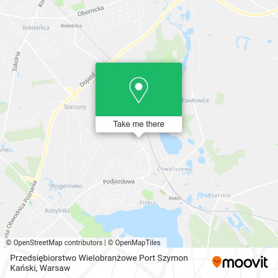 Przedsiębiorstwo Wielobranżowe Port Szymon Kański map