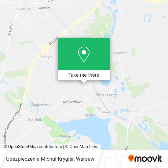 Ubezpieczenia Michał Krygier map