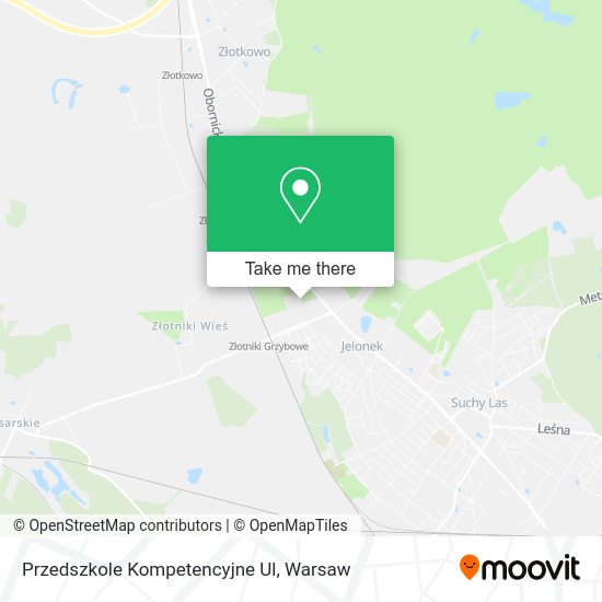 Przedszkole Kompetencyjne Ul map