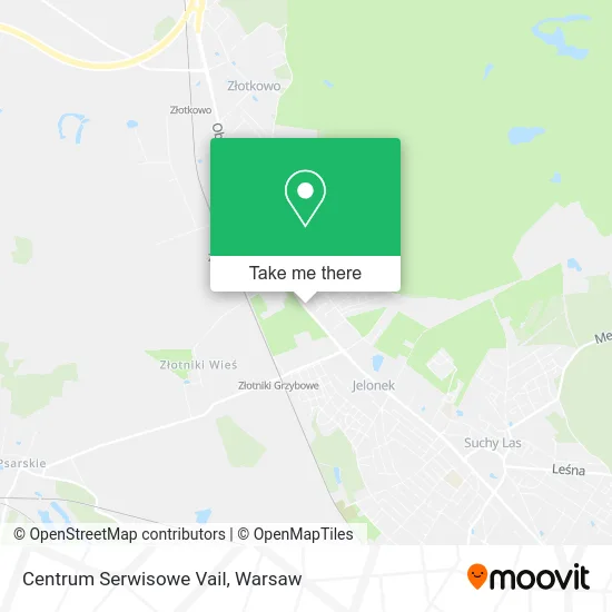 Карта Centrum Serwisowe Vail