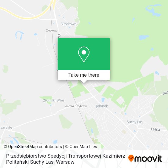 Przedsiębiorstwo Spedycji Transportowej Kazimierz Politański Suchy Las map