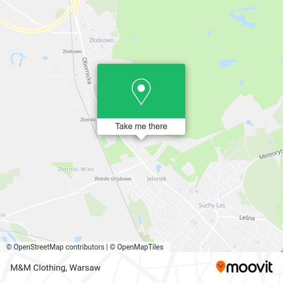 M&M Clothing map