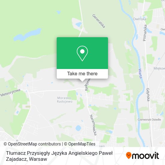 Tłumacz Przysięgły Języka Angielskiego Paweł Zajadacz map