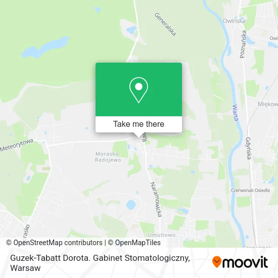 Карта Guzek-Tabatt Dorota. Gabinet Stomatologiczny