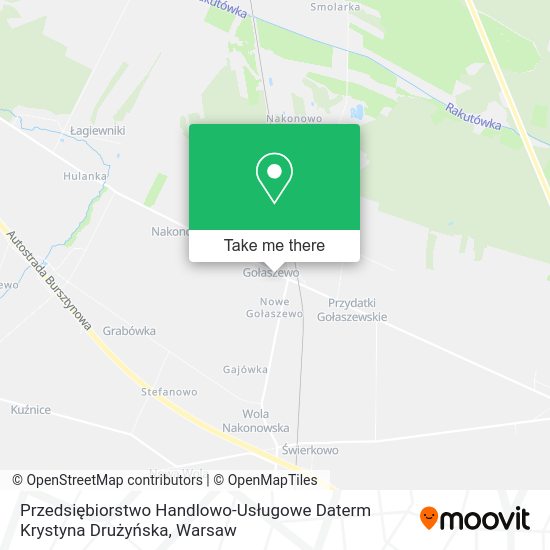 Przedsiębiorstwo Handlowo-Usługowe Daterm Krystyna Drużyńska map