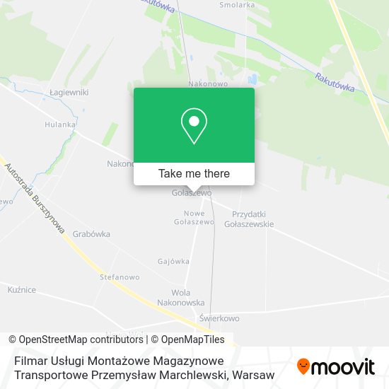 Filmar Usługi Montażowe Magazynowe Transportowe Przemysław Marchlewski map