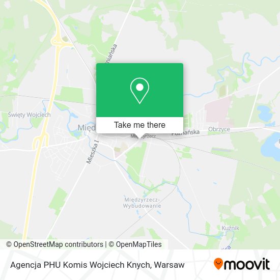 Agencja PHU Komis Wojciech Knych map