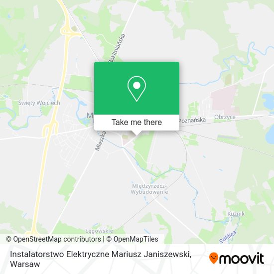 Instalatorstwo Elektryczne Mariusz Janiszewski map