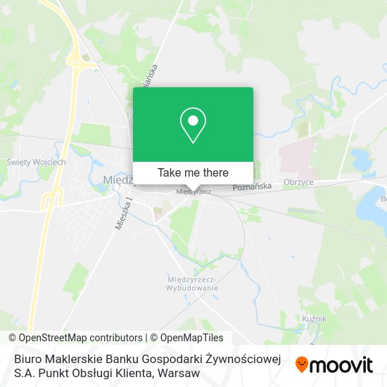 Biuro Maklerskie Banku Gospodarki Żywnościowej S.A. Punkt Obsługi Klienta map