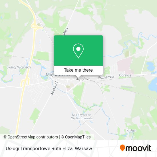 Usługi Transportowe Ruta Eliza map