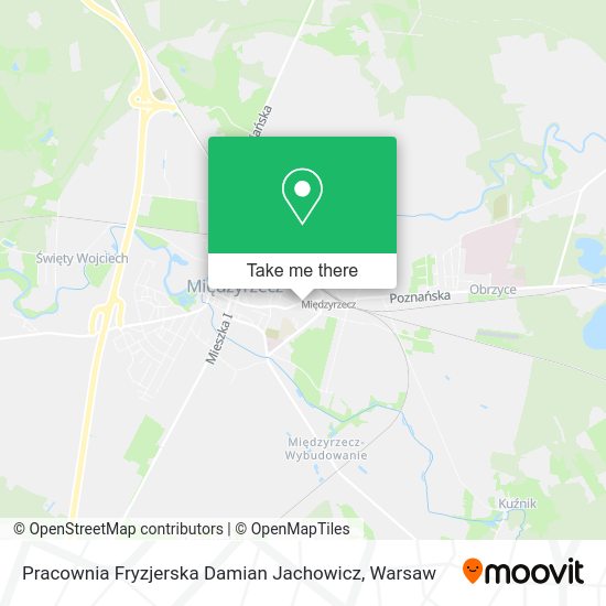 Pracownia Fryzjerska Damian Jachowicz map