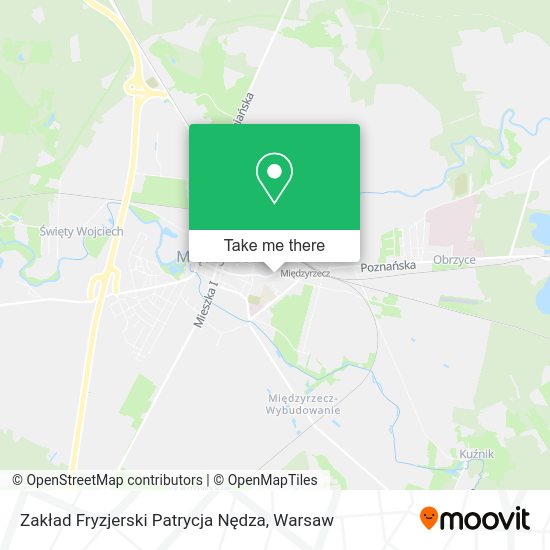 Zakład Fryzjerski Patrycja Nędza map