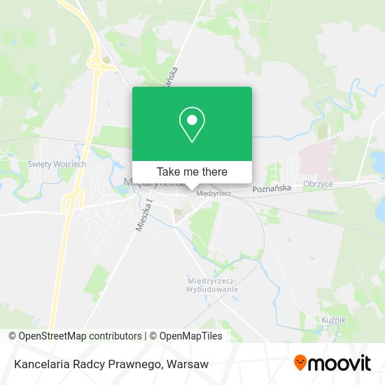 Kancelaria Radcy Prawnego map