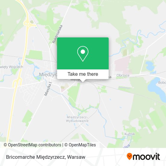 Bricomarche Międzyrzecz map