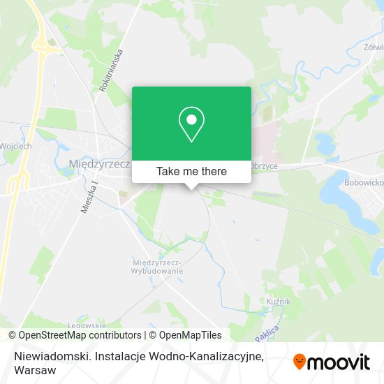 Niewiadomski. Instalacje Wodno-Kanalizacyjne map