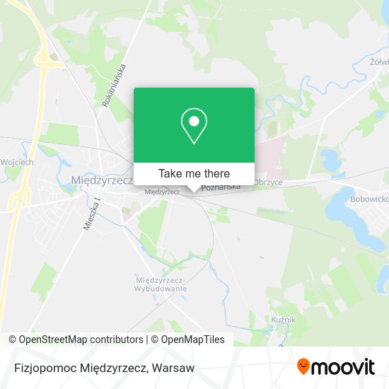 Fizjopomoc Międzyrzecz map