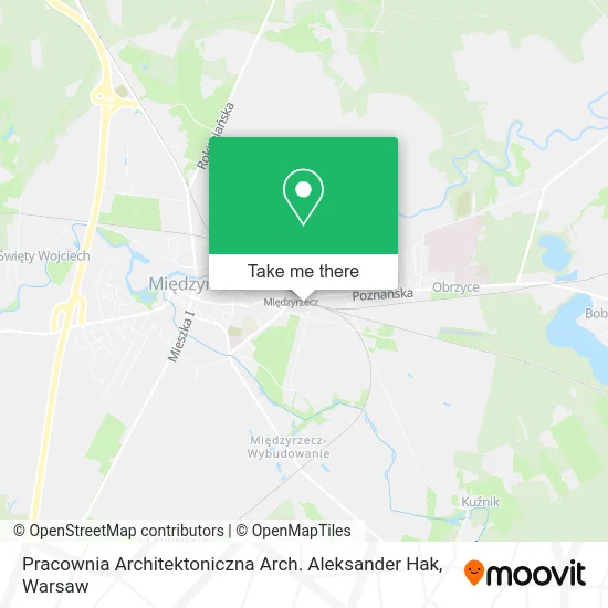 Карта Pracownia Architektoniczna Arch. Aleksander Hak