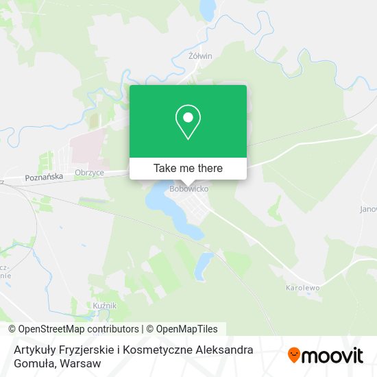 Artykuły Fryzjerskie i Kosmetyczne Aleksandra Gomuła map