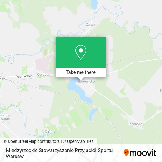 Карта Międzyrzeckie Stowarzyszenie Przyjaciół Sportu