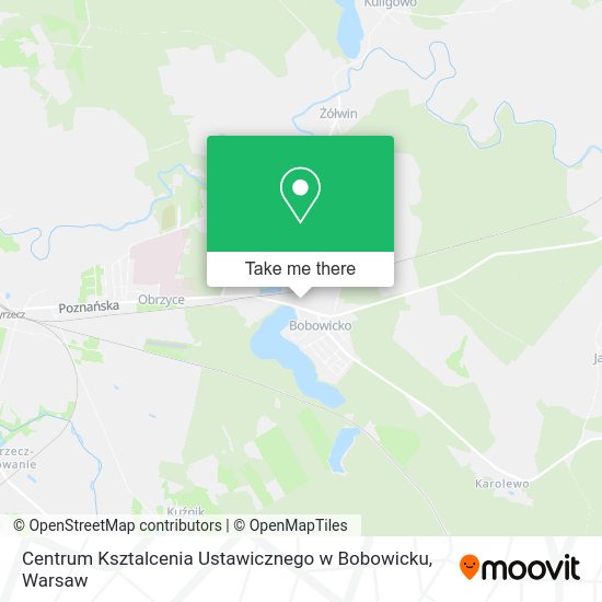 Centrum Ksztalcenia Ustawicznego w Bobowicku map