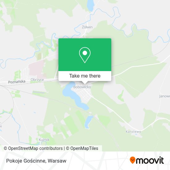 Pokoje Gościnne map