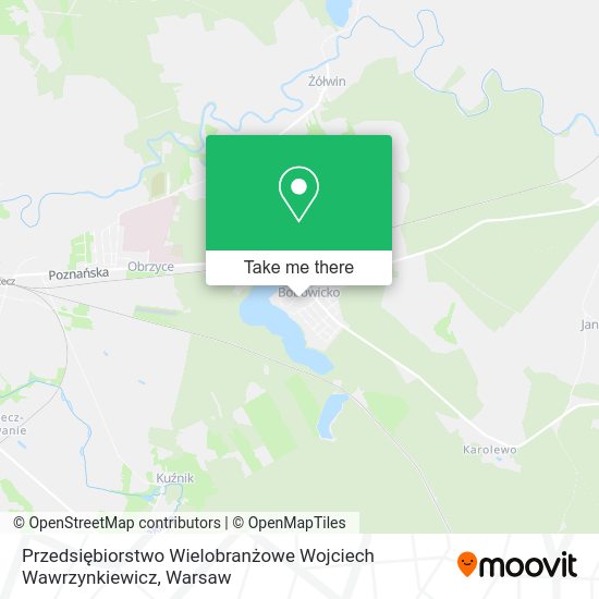 Przedsiębiorstwo Wielobranżowe Wojciech Wawrzynkiewicz map