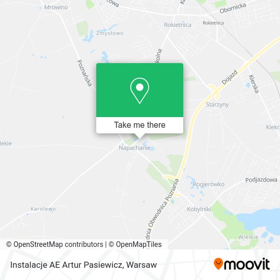 Instalacje AE Artur Pasiewicz map