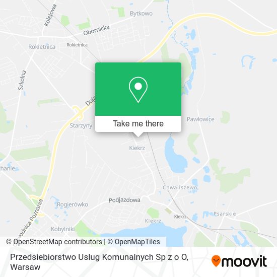 Przedsiebiorstwo Uslug Komunalnych Sp z o O map