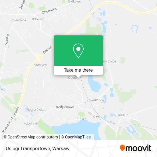 Карта Uslugi Transportowe