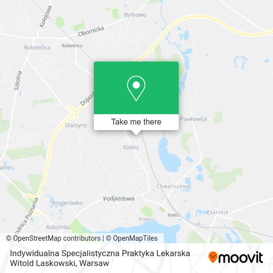 Indywidualna Specjalistyczna Praktyka Lekarska Witold Laskowski map