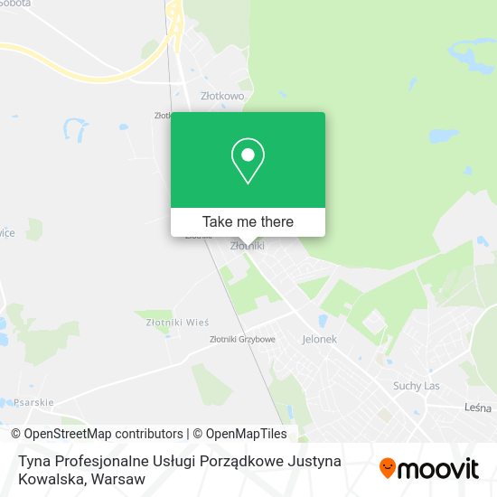 Tyna Profesjonalne Usługi Porządkowe Justyna Kowalska map