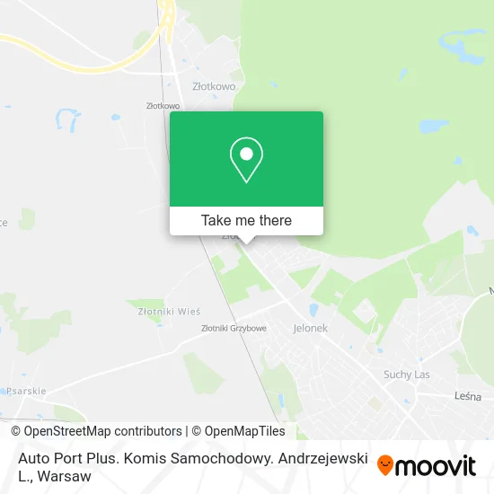 Карта Auto Port Plus. Komis Samochodowy. Andrzejewski L.