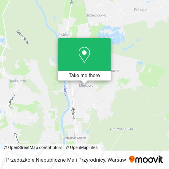 Przedszkole Niepubliczne Mali Przyrodnicy map