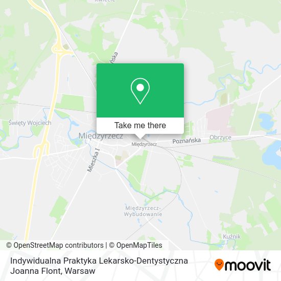 Indywidualna Praktyka Lekarsko-Dentystyczna Joanna Flont map