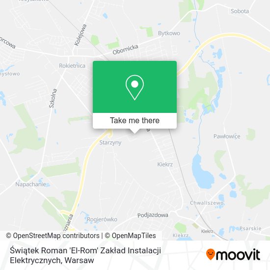 Карта Świątek Roman 'El-Rom' Zakład Instalacji Elektrycznych