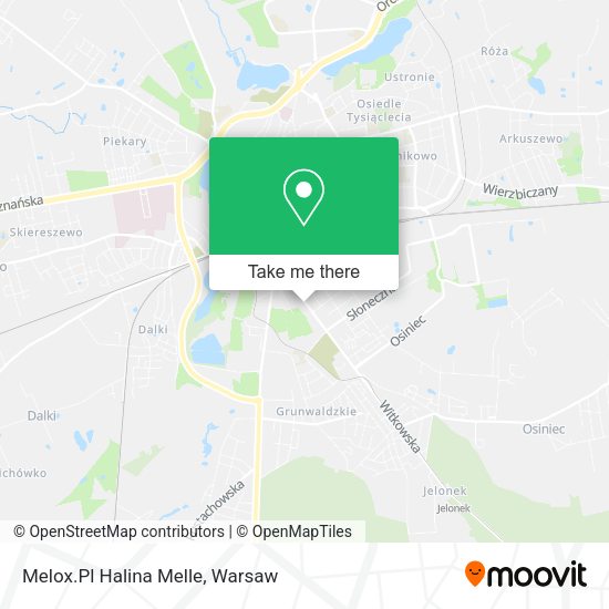 Melox.Pl Halina Melle map