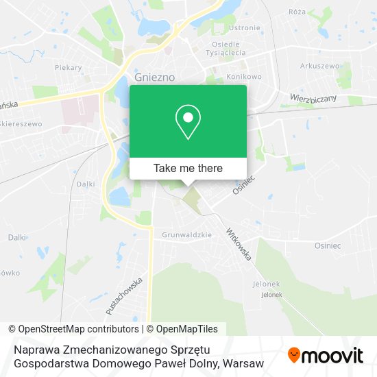 Naprawa Zmechanizowanego Sprzętu Gospodarstwa Domowego Paweł Dolny map