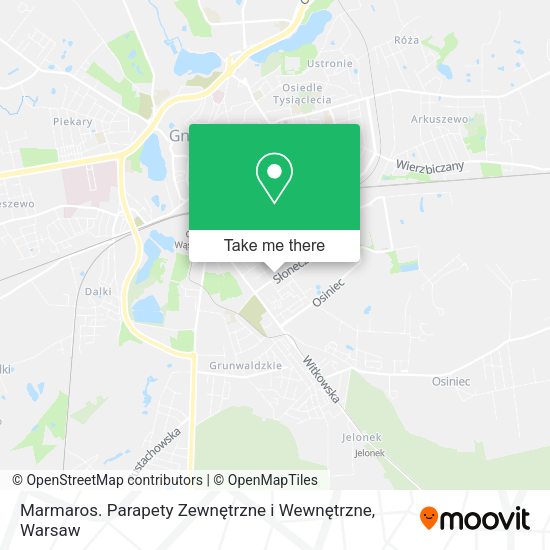 Marmaros. Parapety Zewnętrzne i Wewnętrzne map