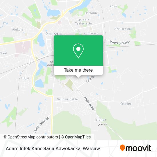 Adam Intek Kancelaria Adwokacka map