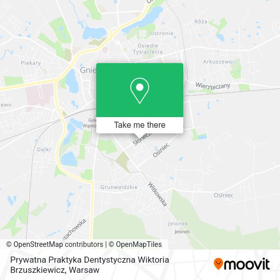 Prywatna Praktyka Dentystyczna Wiktoria Brzuszkiewicz map